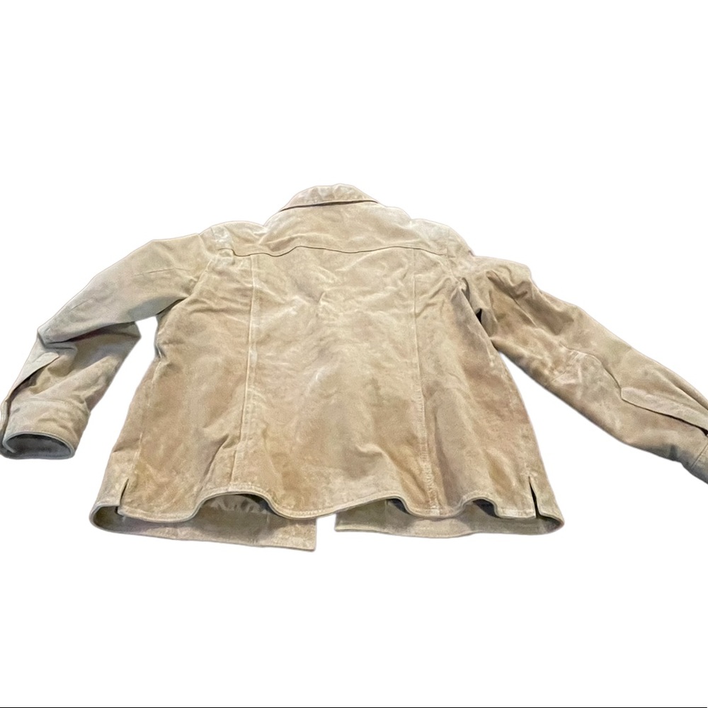 Vintage Cherokee Genuine‎ Leather Suede Coat XL Tan - Picture 8 of 16